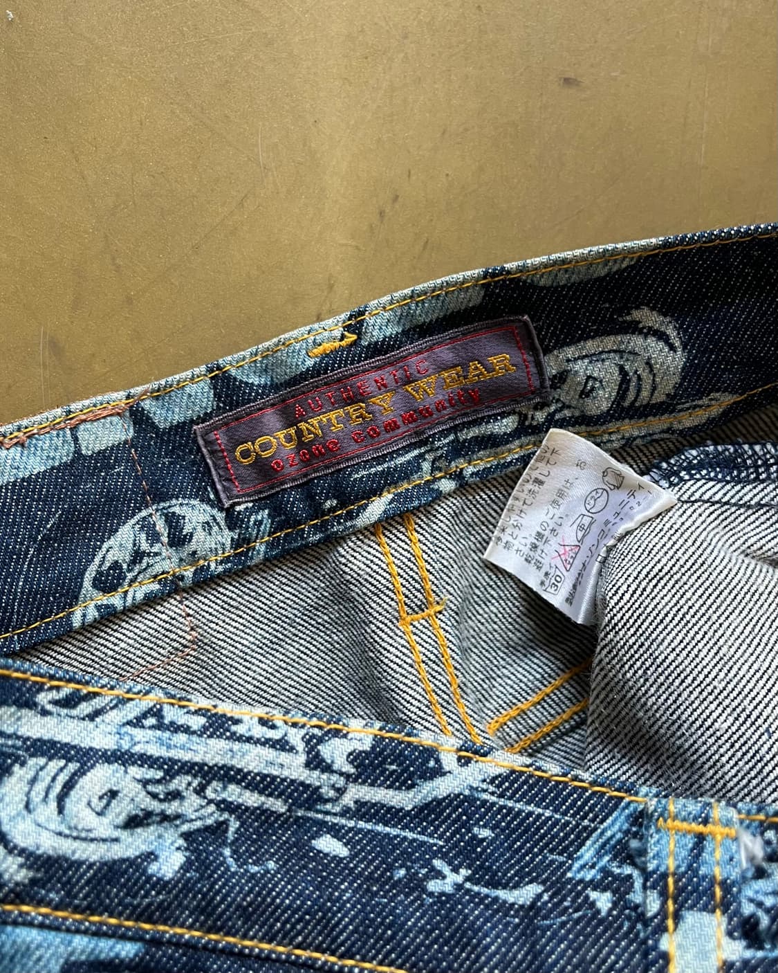 1990s OZONE COMMUNITY Full Print Denim  상품이미지6