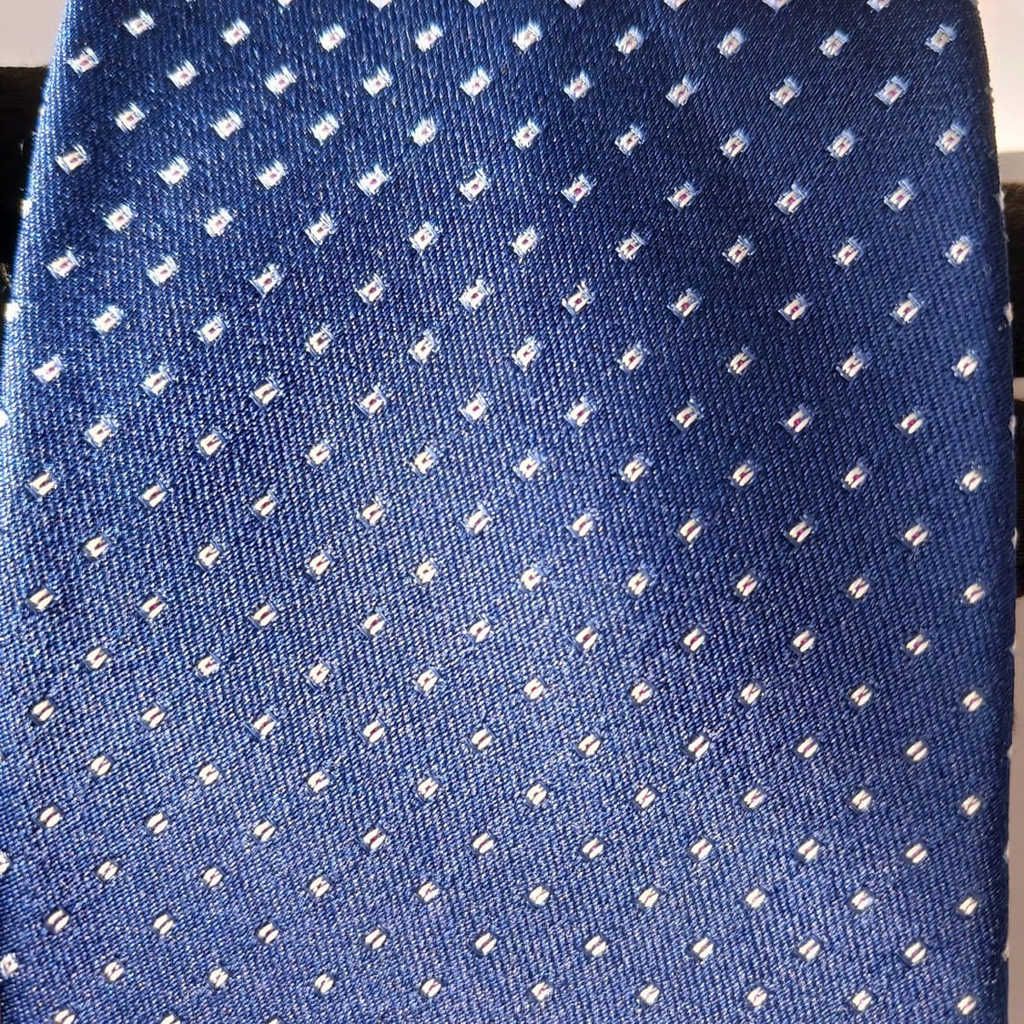 메트로시티 실크 네이비 도트 패턴 넥타이 8.3cm A등급 A19890
 상품이미지5