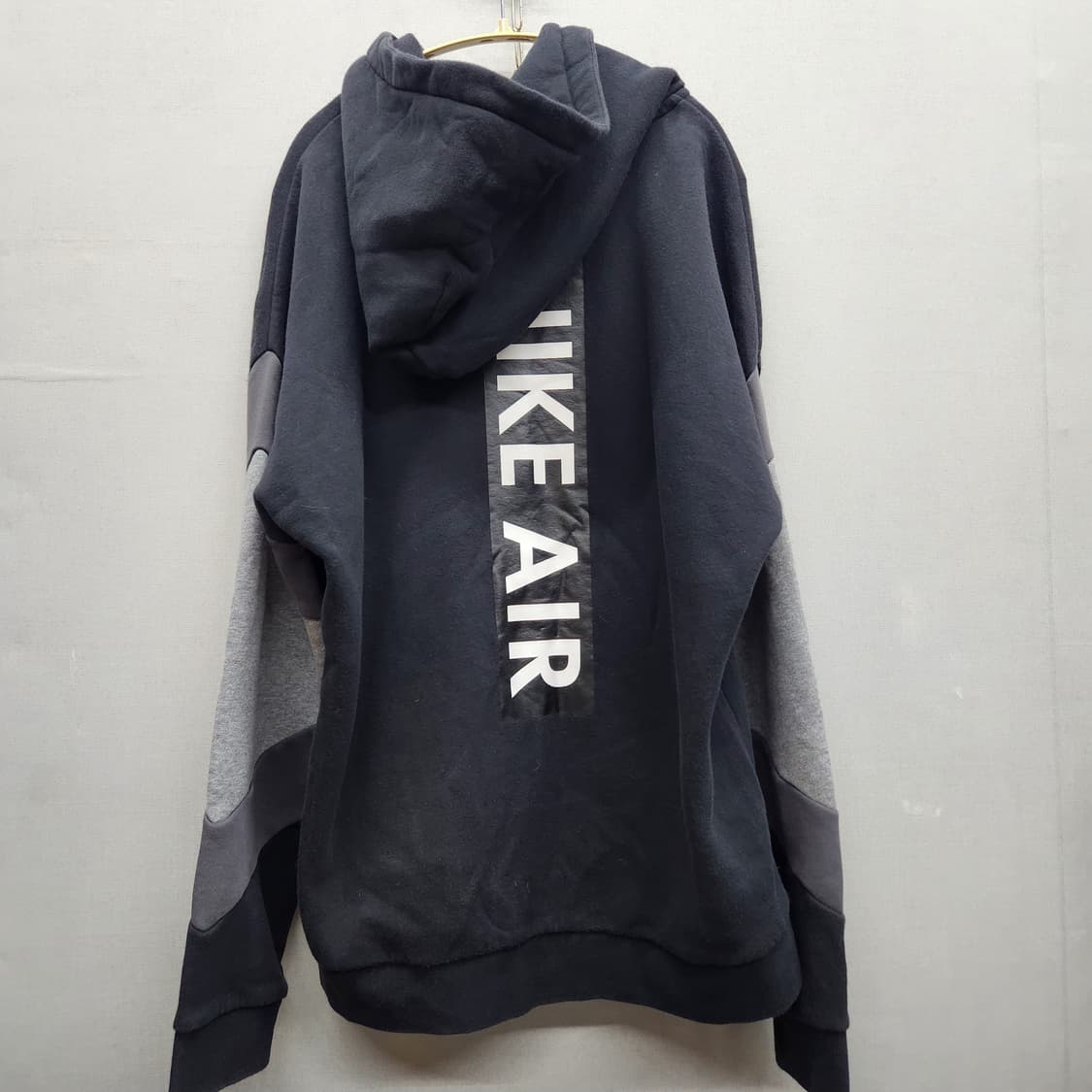 나이키에어 빅로고 소매배색 풀집업 후드집업 XL 상품이미지3