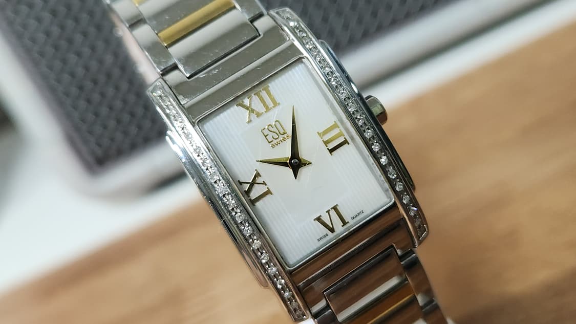 # 스위스 ESQ 모바도 킹스턴 정품 다이아몬드 콤비 여성명품 시계 급처 상품이미지1