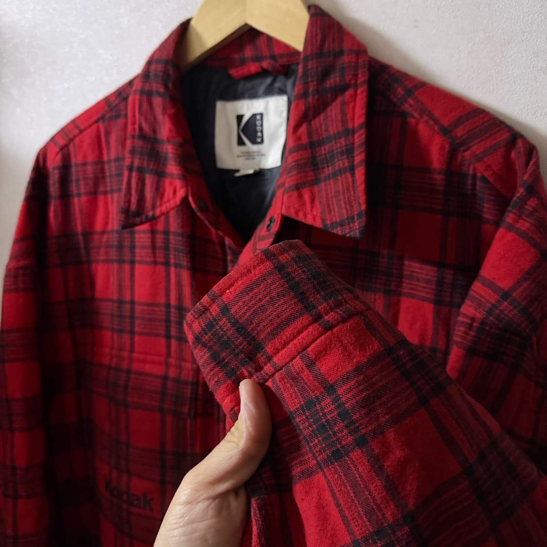 코닥 메일러 패딩셔츠 XL 오버핏 (105 정도) 상품이미지3