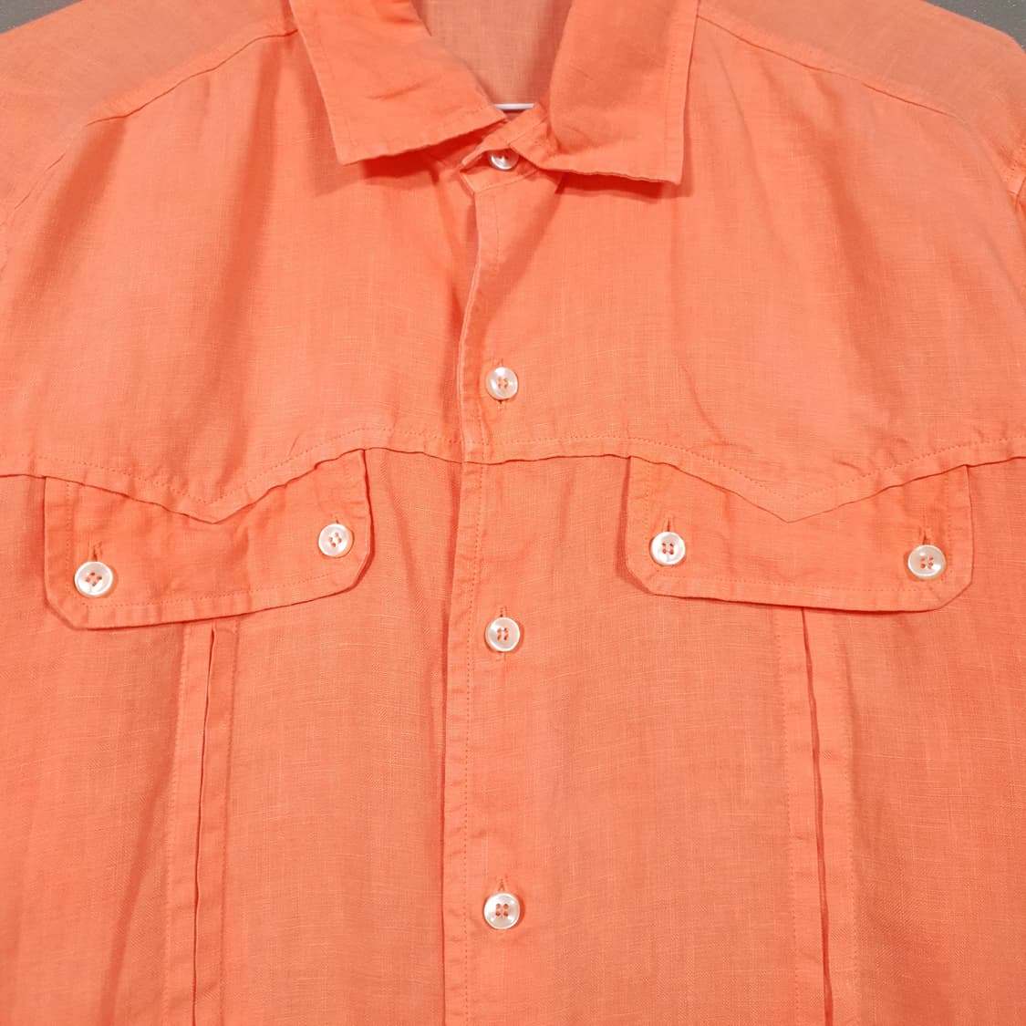 L) Gran Sasso 그란사소 그랑싸쏘 이태리 프리미엄 린넨 셔츠 상품이미지2