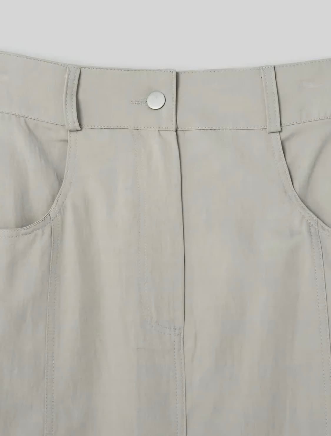 (새상품) 에잇세컨즈 아웃포켓 맥시스커트 베이지 상품이미지5