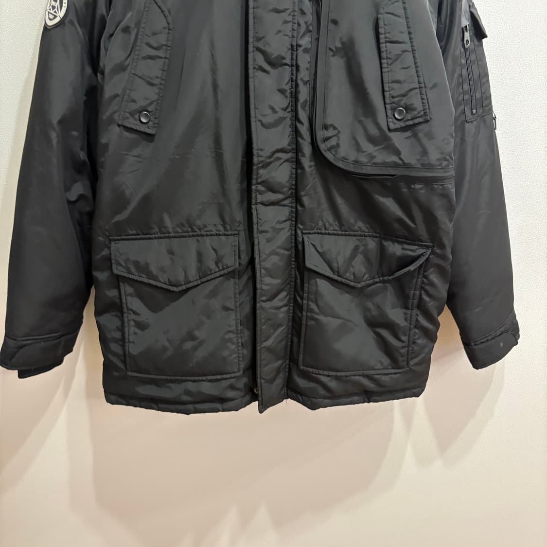 ecolier 덕다운 패딩 170 블랙 상품이미지3