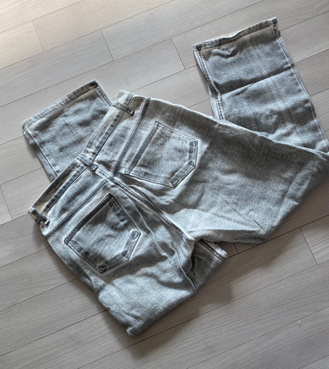 스프레이 워싱 와이드 팬츠 상품이미지2