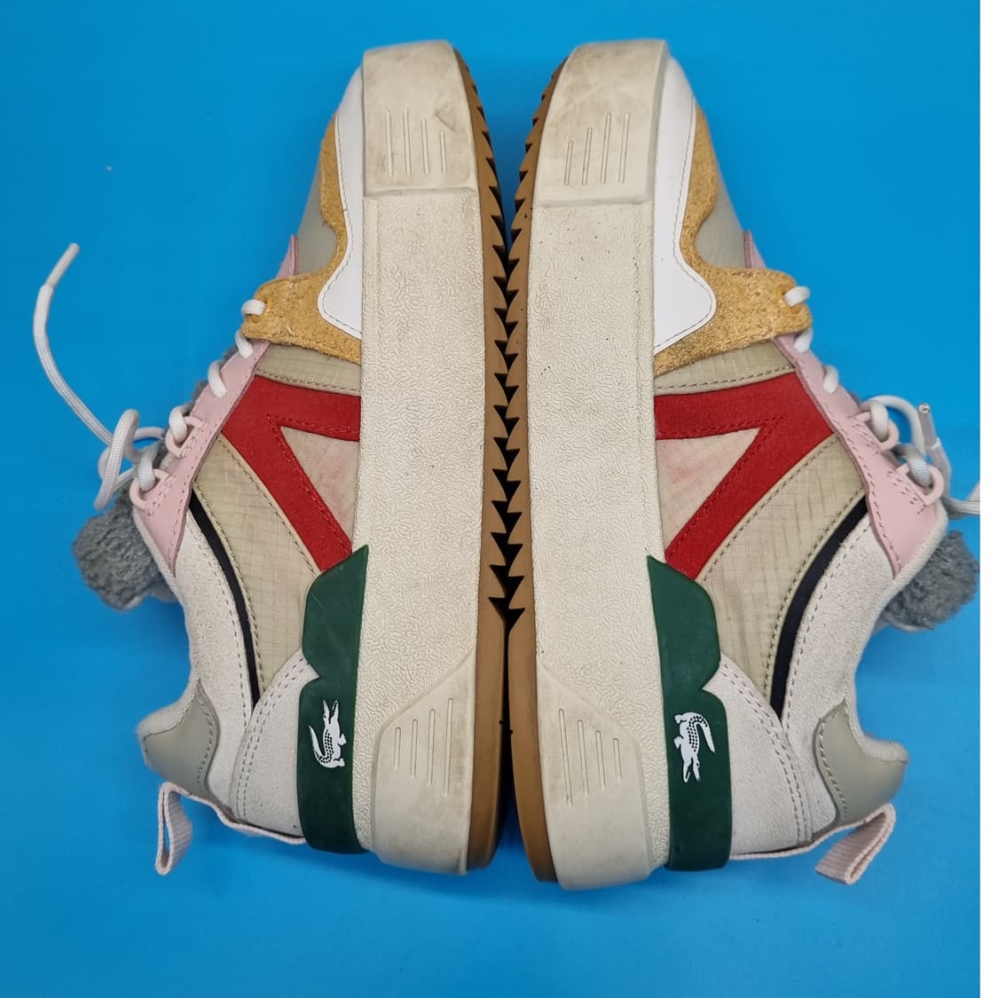 라코스테 L002 레더 스니커즈37 235 상품이미지5