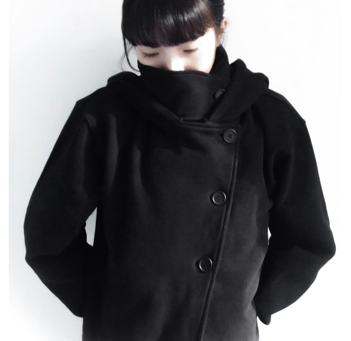 오스하이 하이넥 집업 코트 상품이미지1