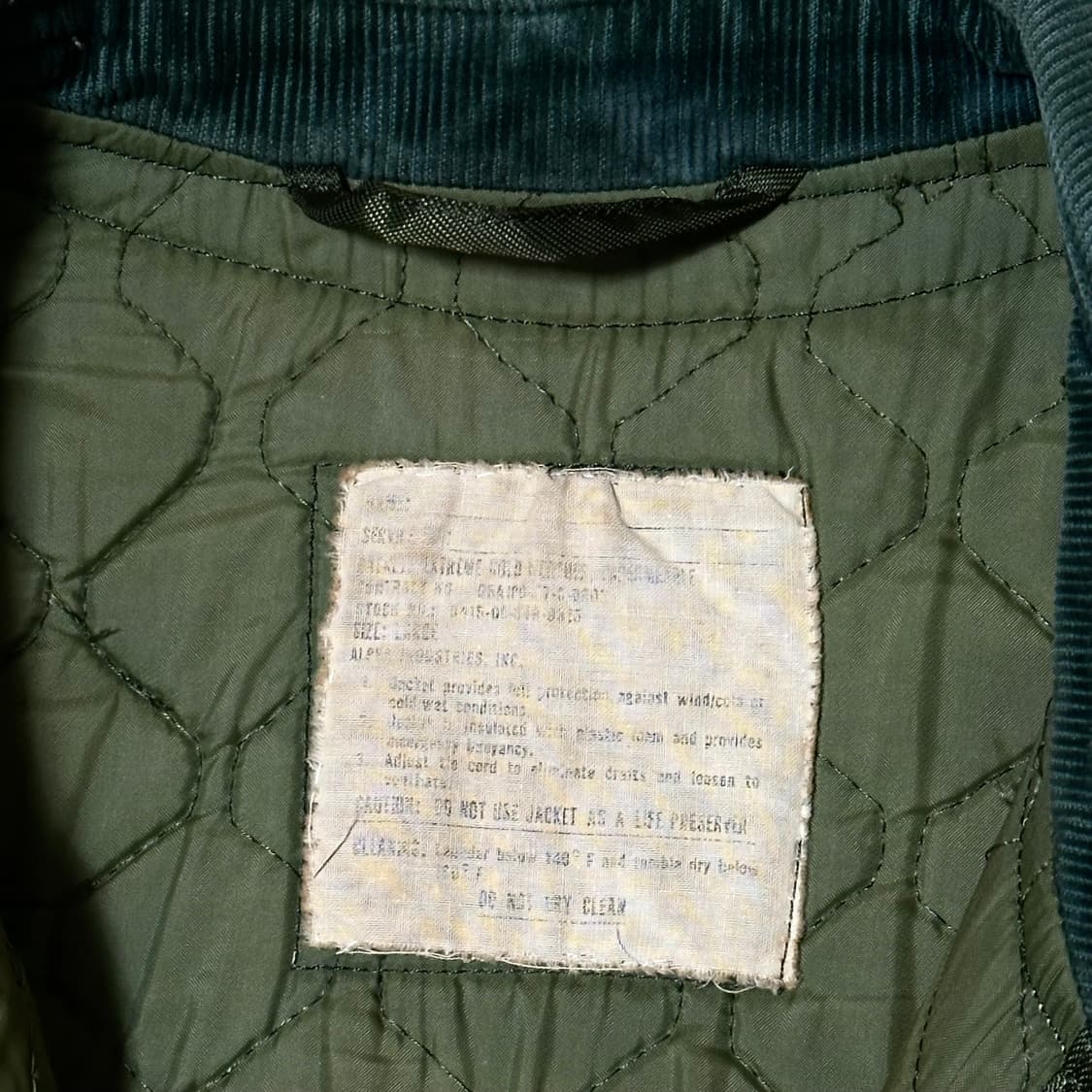 70s 알파인더스트리 미해군 덱자켓  상품이미지6