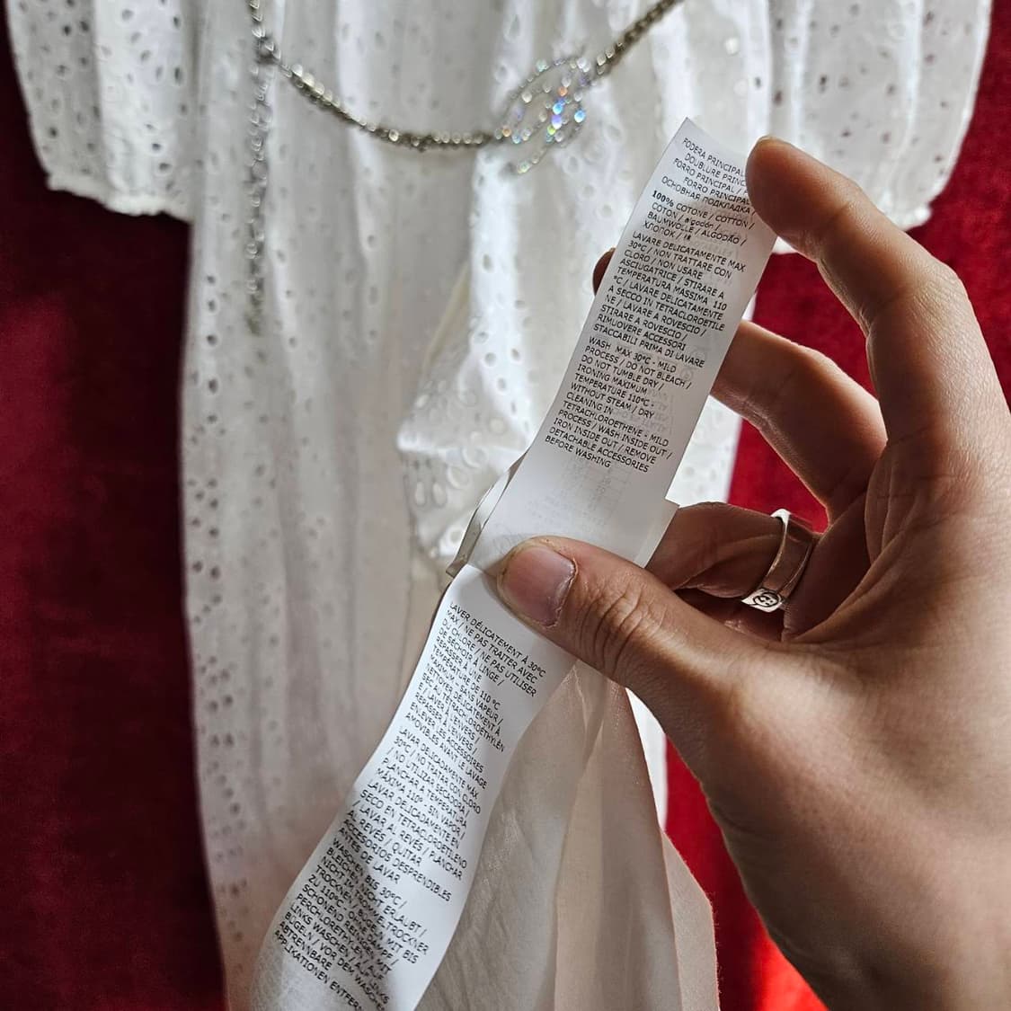 발렌타인(Ballantyne) in italy 크리스탈 체인벨트 원피스 상품이미지10