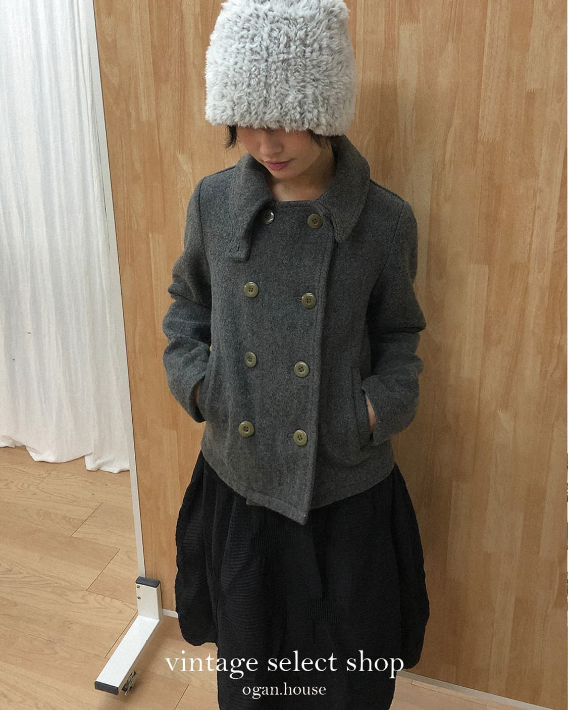 vintage wool short peacoat 상품이미지2