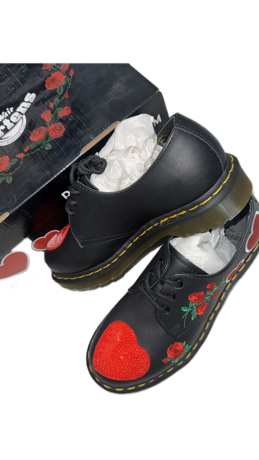 DR.MARTEN 1416 HEARTS BLACK+DM'S RED 상품이미지4