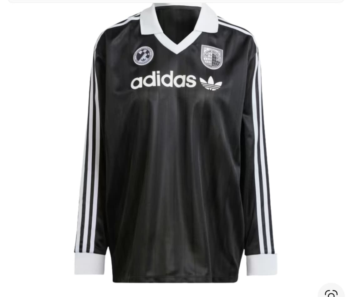 아디다스 풋볼 롱슬리브 티셔츠 블랙 상품이미지1