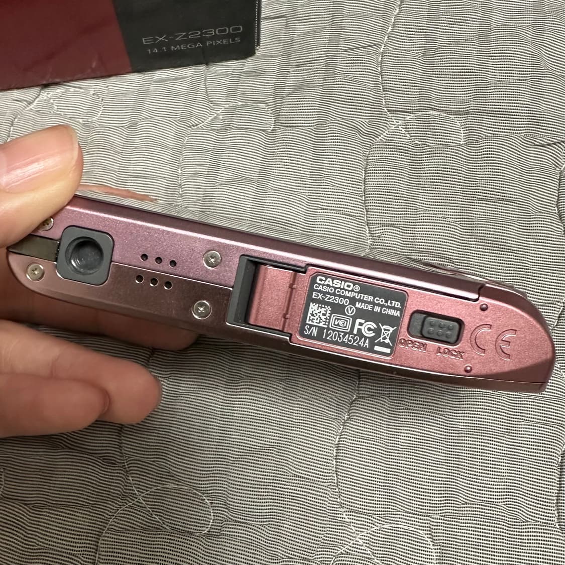 카시오 엑슬림 ex-z2300 아일릿 모카 빈티지 디카 디지털카메라 상품이미지3