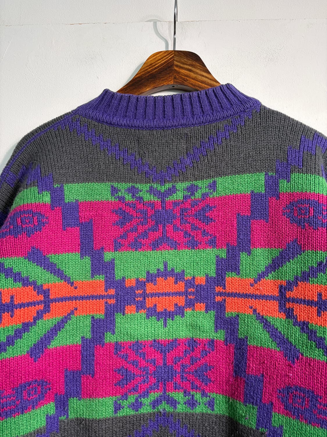 [L] 90s 노르딕 크롭니트  상품이미지6