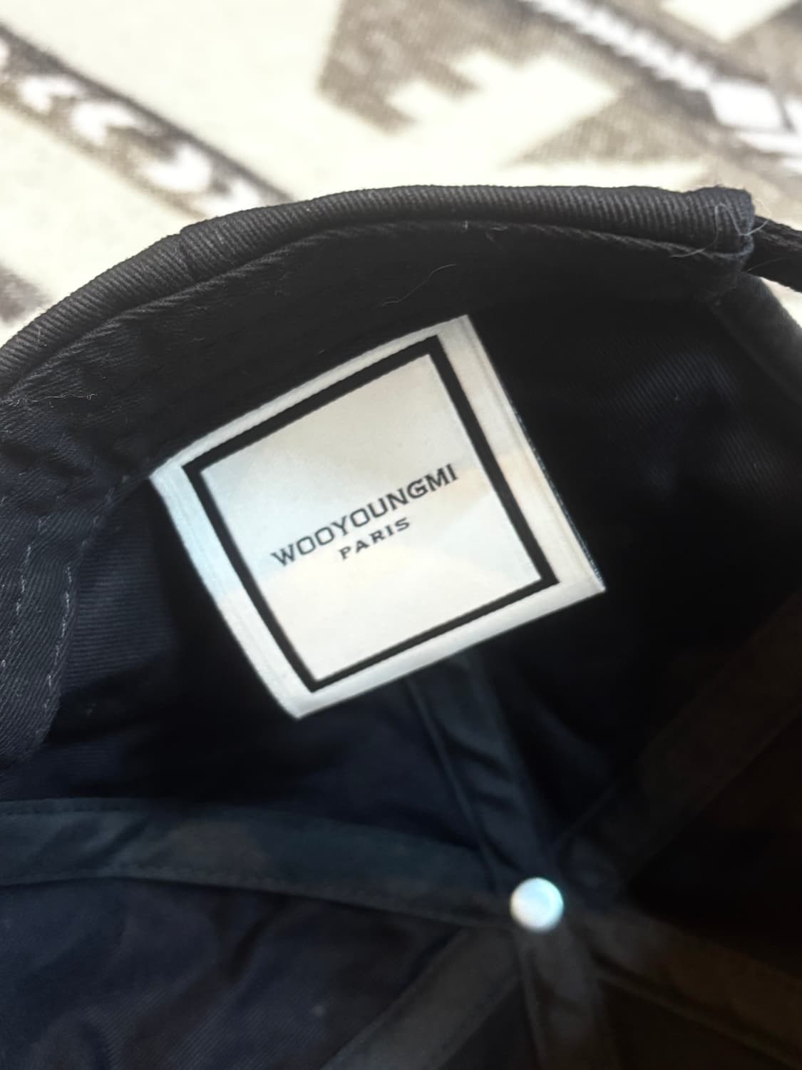 우영미 자수 로고 볼캡  상품이미지4