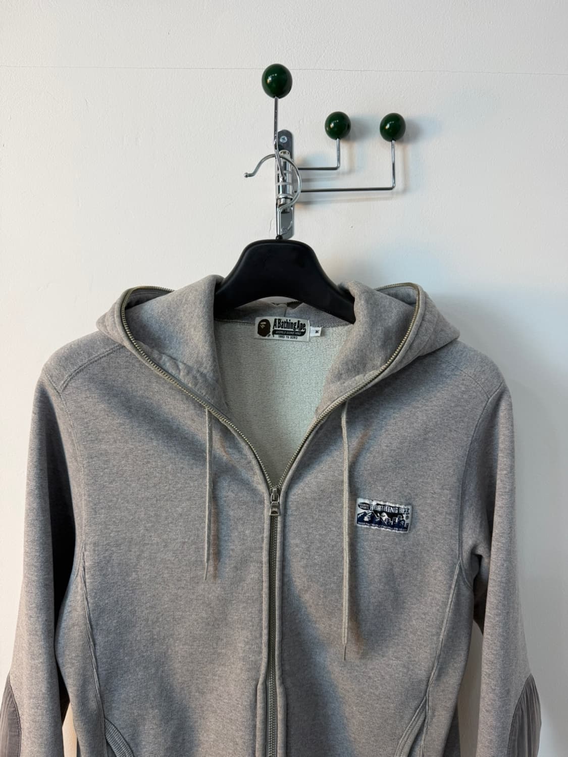 베이프 그레이 후드집업 상품이미지2