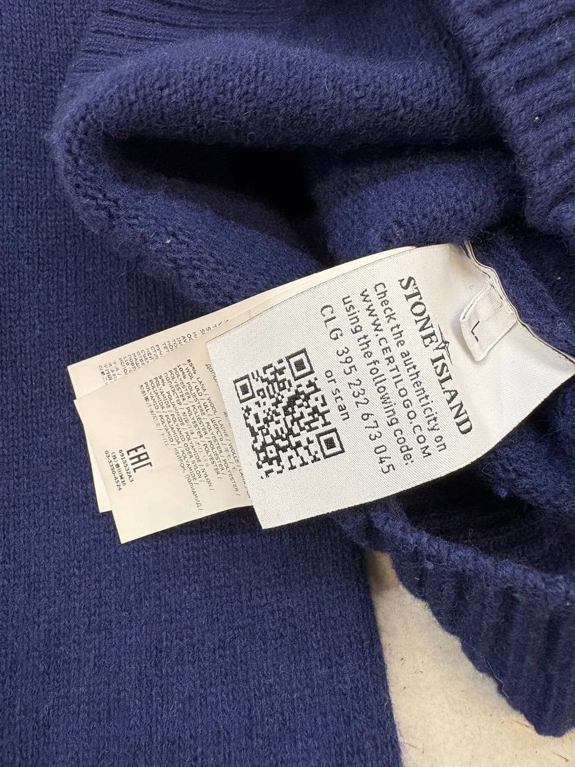 스톤아일랜드 하프집 니트 상품이미지6