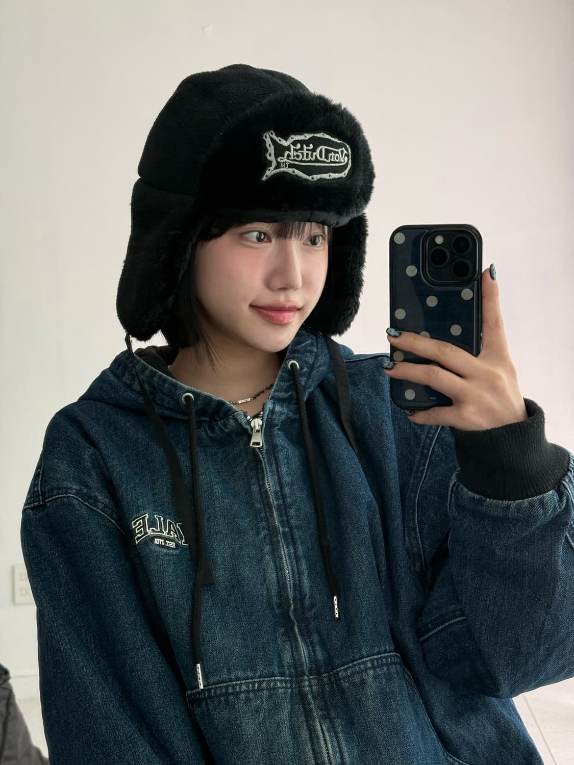 본더치 블랙 트루퍼햇 상품이미지5