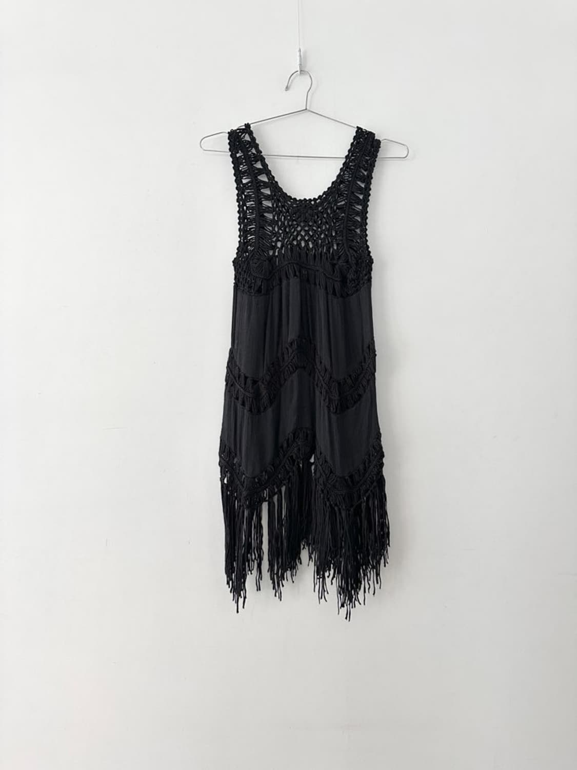 Wind dark punching sleeveless / black 상품이미지1