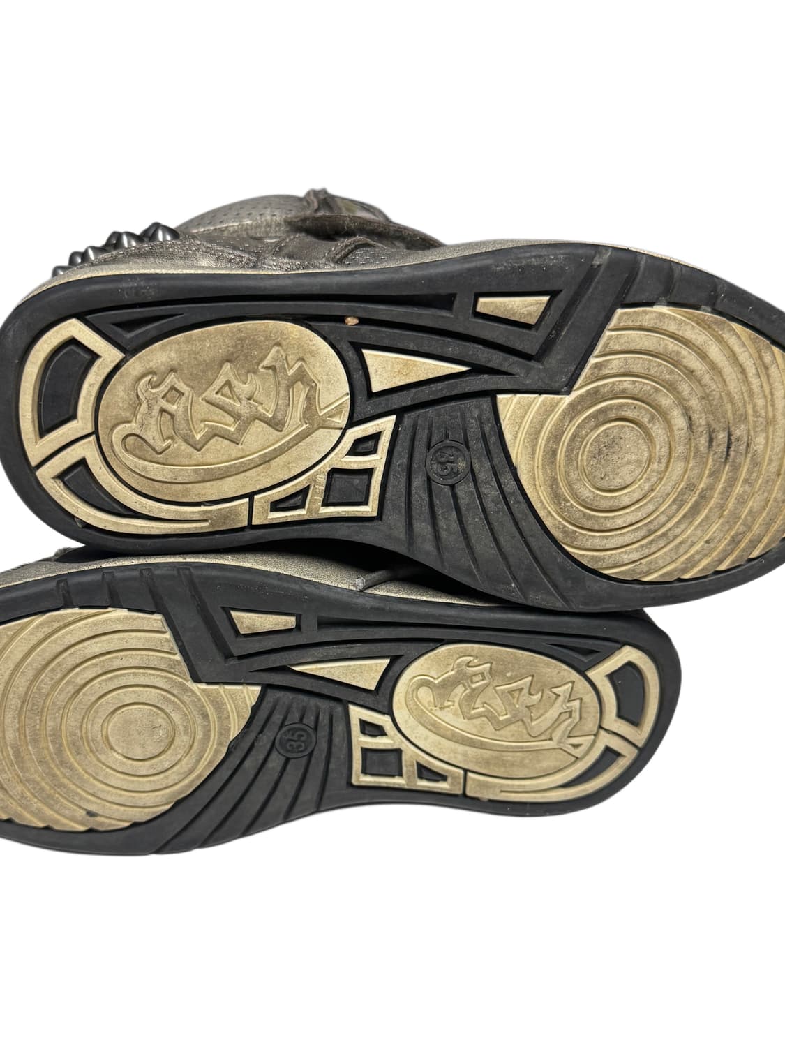 ASH 메탈릭 스터드 웨지힐 하이탑 스니커즈 상품이미지6