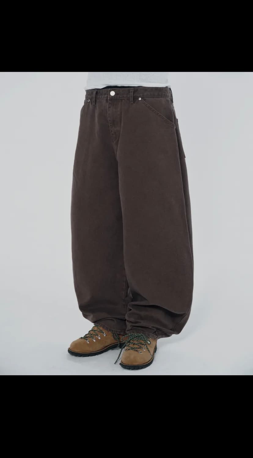 스웨이드 CONTOUR POCKET DENIM [BROWN] 상품이미지2