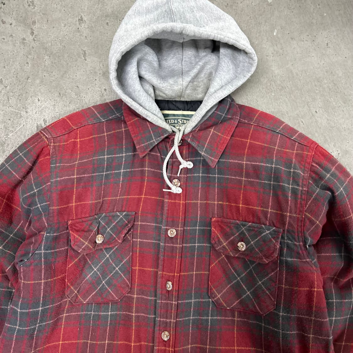 필드 앤 스트림 체크 셔츠 후드집업[1506] 상품이미지2