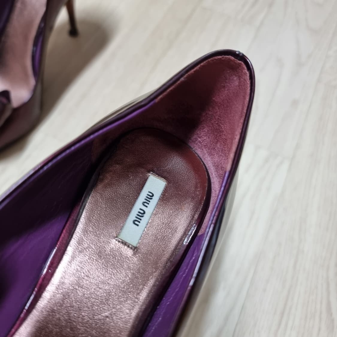 미우미우 miumiu 구두 하이힐 슈즈 (국내230/표기36) 상품이미지8