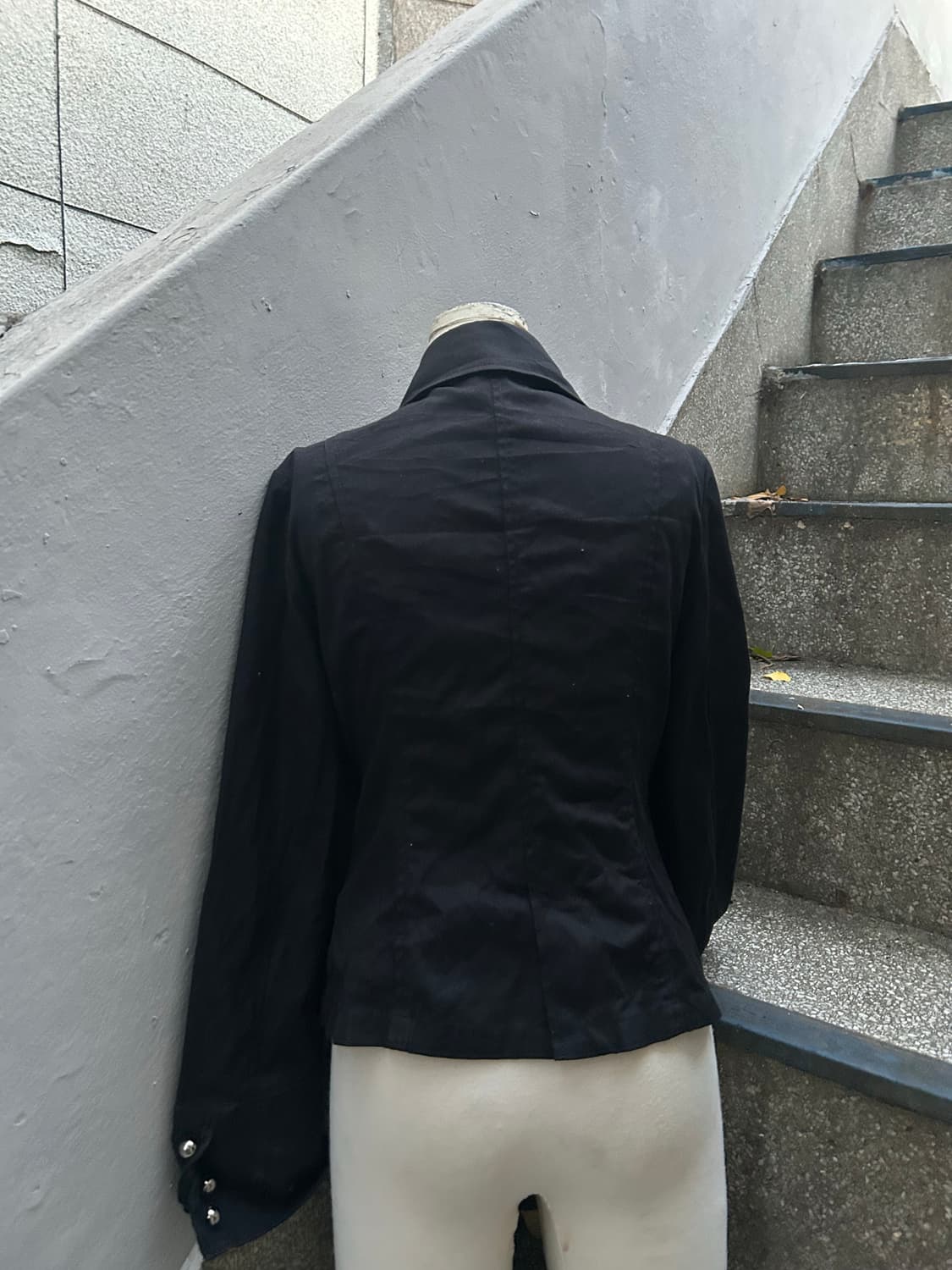 2000s JPN 고딕 블랙 나폴레옹 자켓 상품이미지2