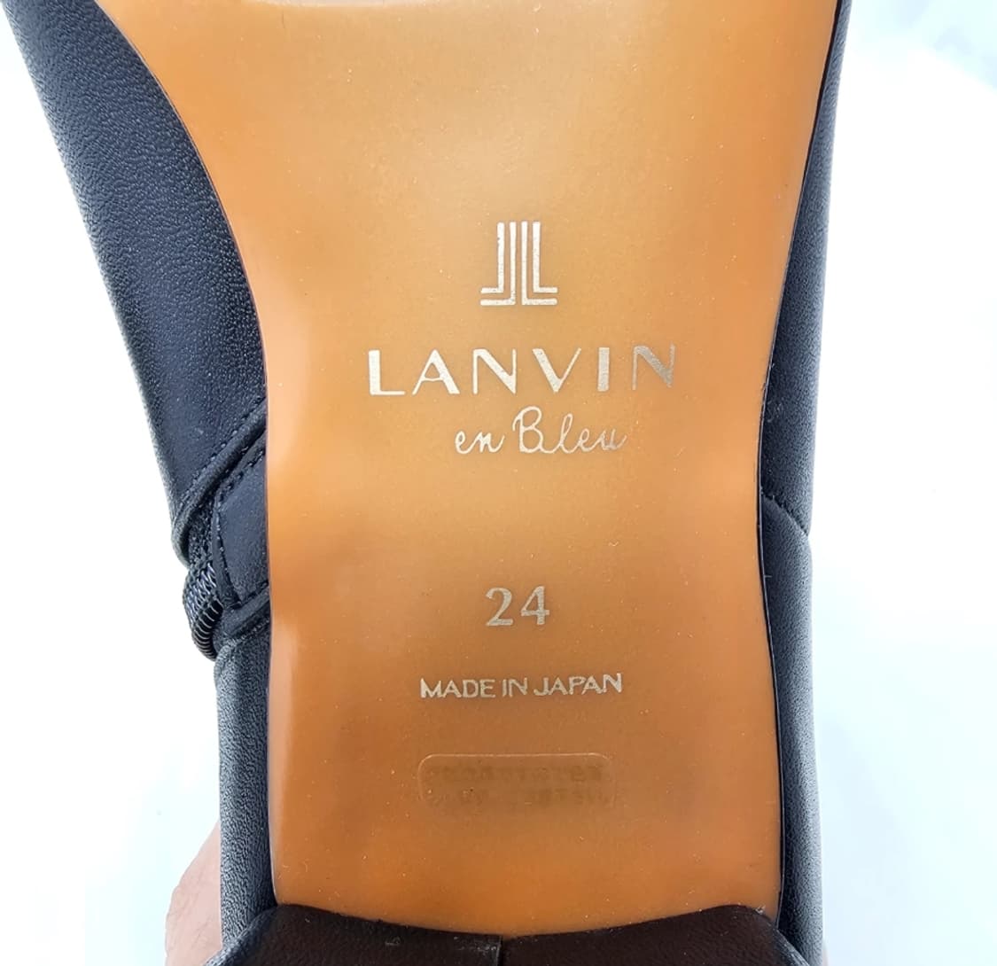 랑방 LANVIN 여성 블랙 앵클 부츠 240mm 상품이미지8