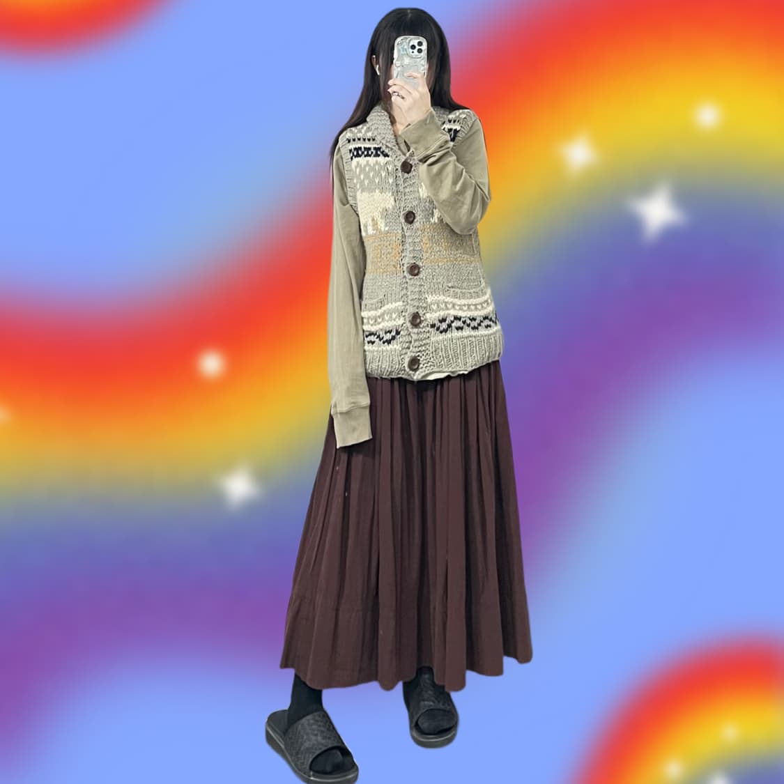 모리걸 뜨개 베스트  상품이미지1