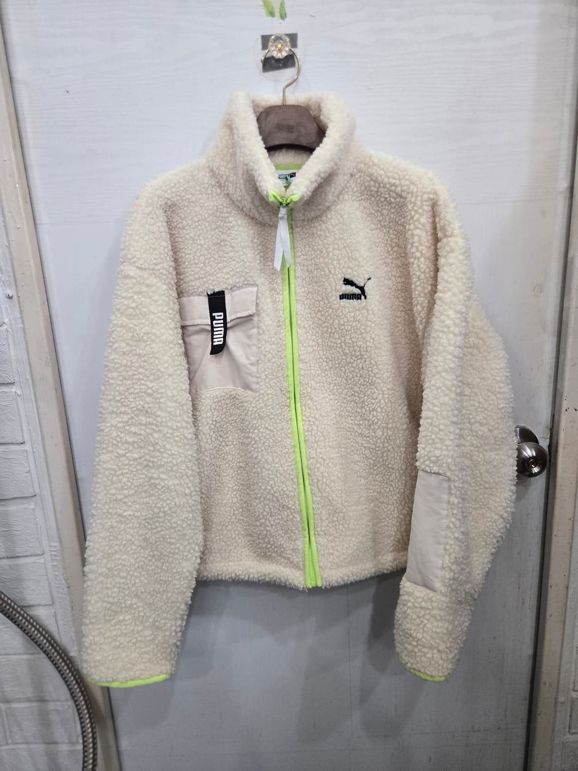 100,L)) PUMA 푸마 양털 점퍼! 옷 디자인 이쁘고 컨디션 굿! 상품이미지1