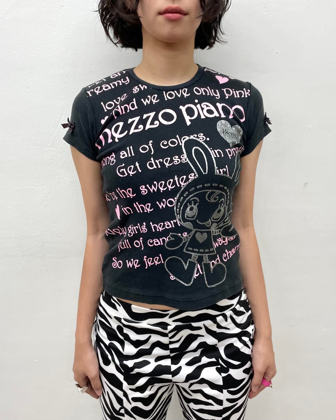 MEZZO PIANO Rabbit Lovely T-shirt 상품이미지4