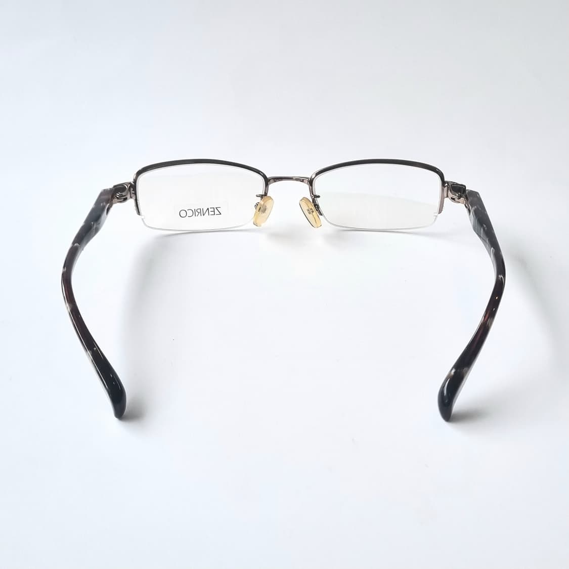 데드스탁 반무테 골드 뿔다리콤비 안경테  1380 상품이미지7