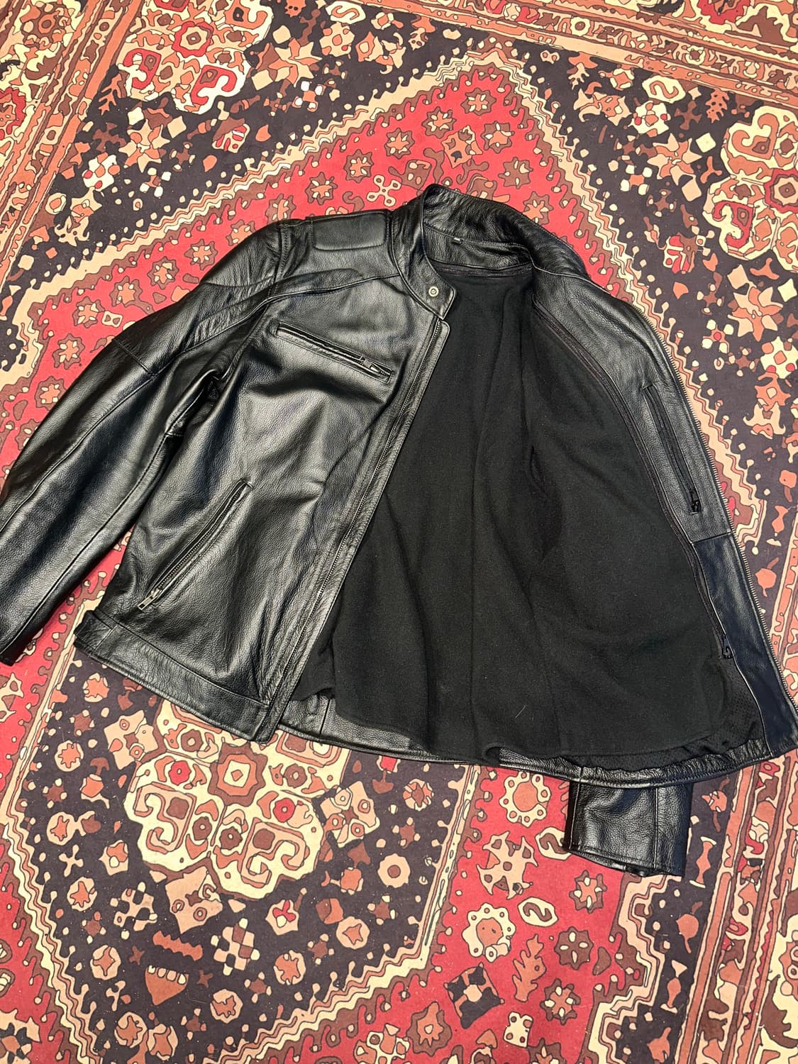 ( L ) 바이커가죽 레더자켓 라이더자켓 소가죽 가죽자켓 상품이미지6