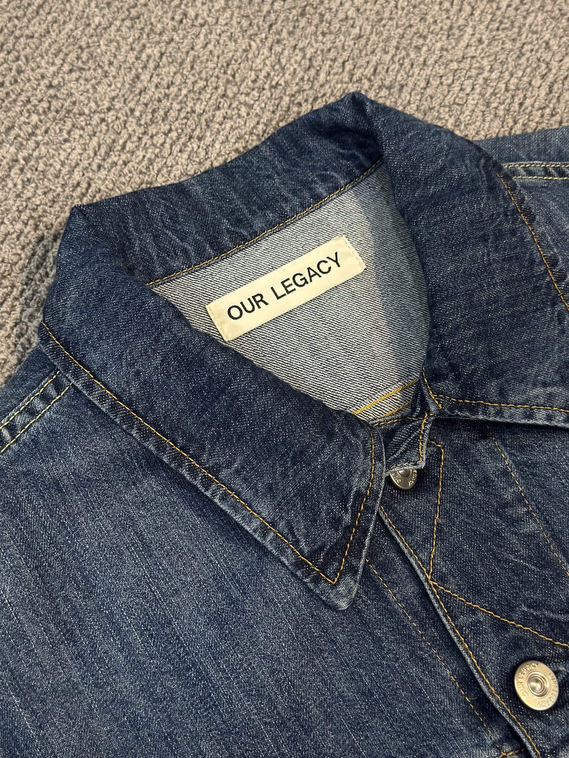 아워레가시 데님 셋업 재킷 48 팬츠 46 상품이미지3