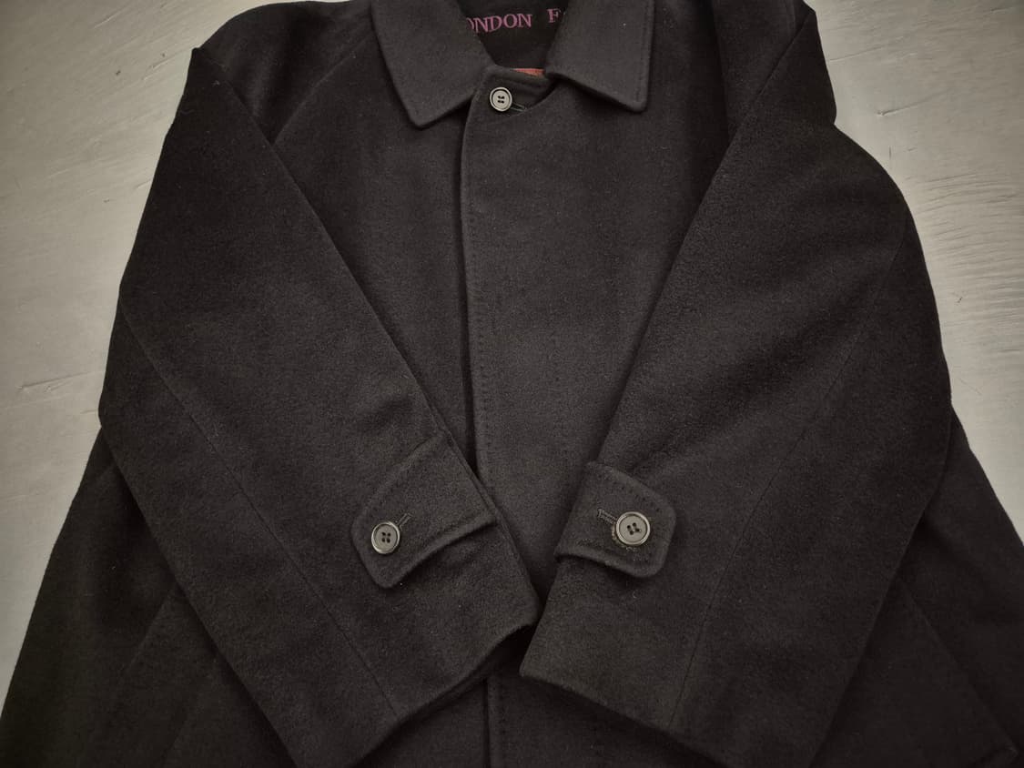 90s LONDON FOG 로로피아나 패브릭 캐시미어 코트 상품이미지5