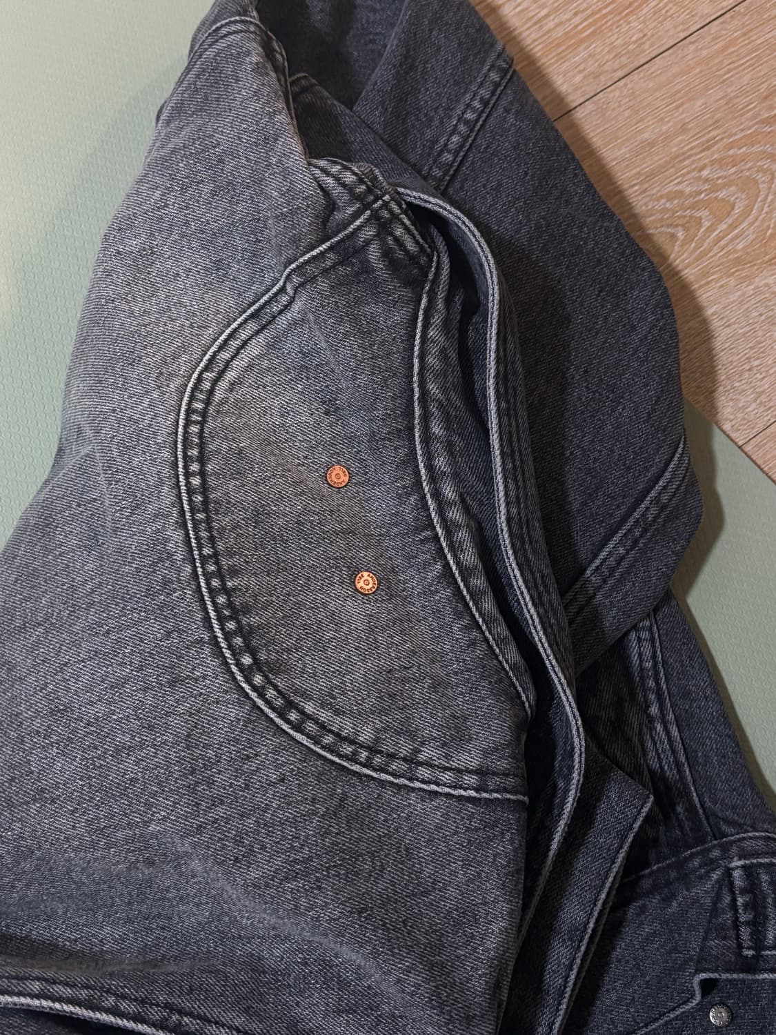 (S) 앤더슨벨 데님 봄버 자켓 상품이미지3