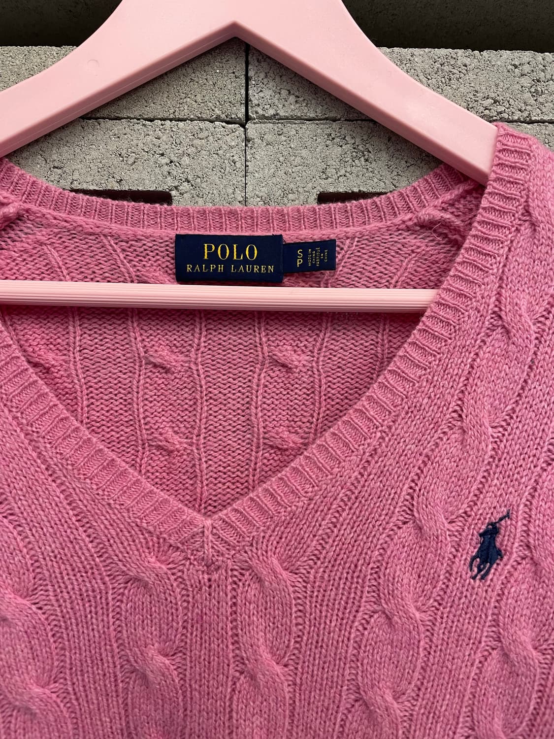 PRL 폴로 랄프로렌 캐시미어 꽈배기 니트 상품이미지4