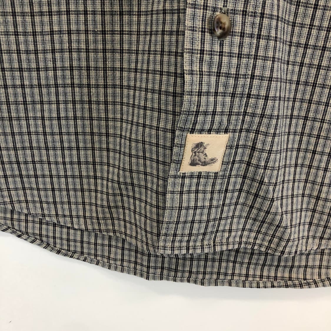 90s 팀버랜드 홍콩판 마이크로체크셔츠 105-110 상품이미지3