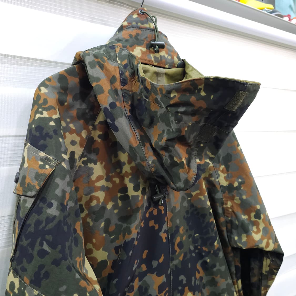 밀텍(Mil-Tec) 독일군 플렉탄 카모 방수 자켓- M-L 정도 상품이미지7
