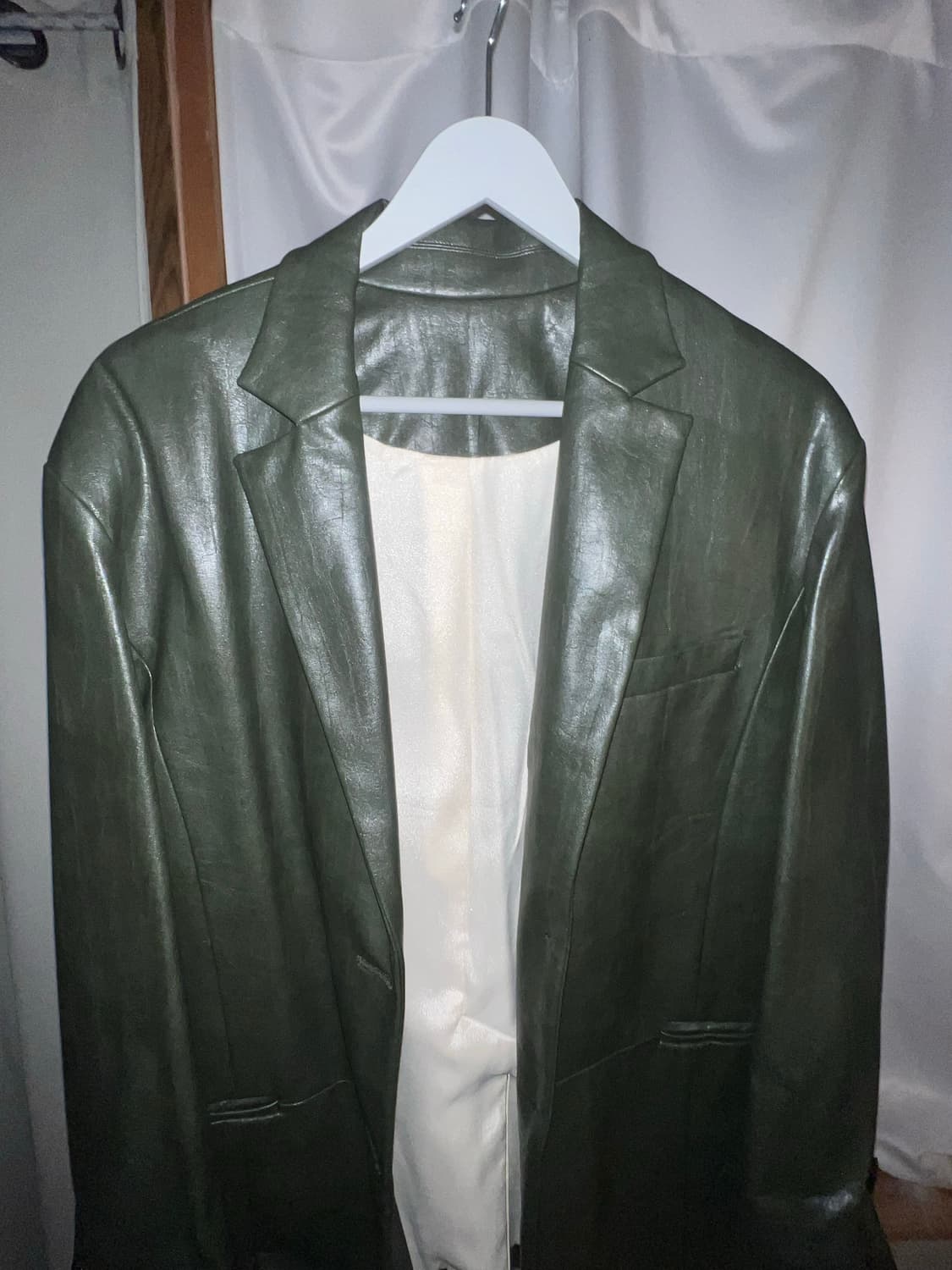 데비어퍼 레더 블레이저 상품이미지1