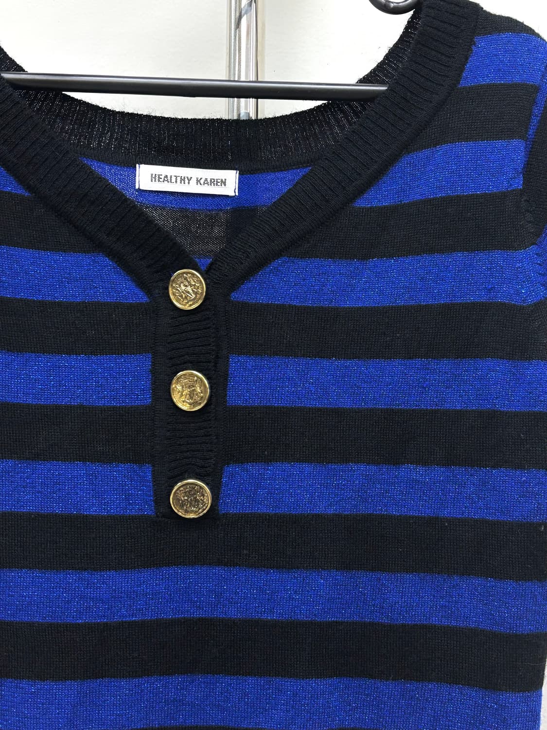 빈티지 펑크 스트라이프 티셔츠 상품이미지5