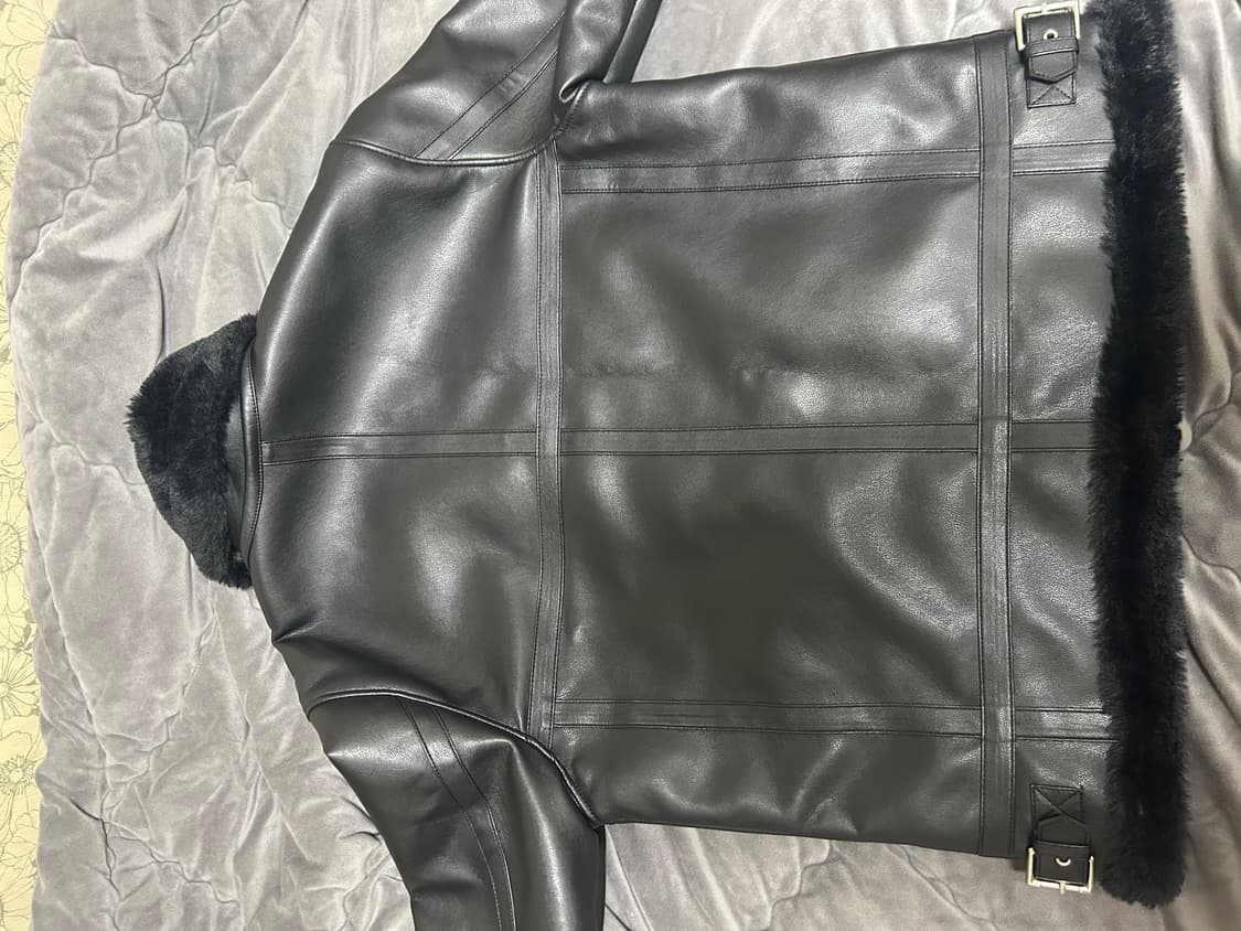 XL 도프제이슨 솔리드 무스탕 무톤 자켓 상품이미지3