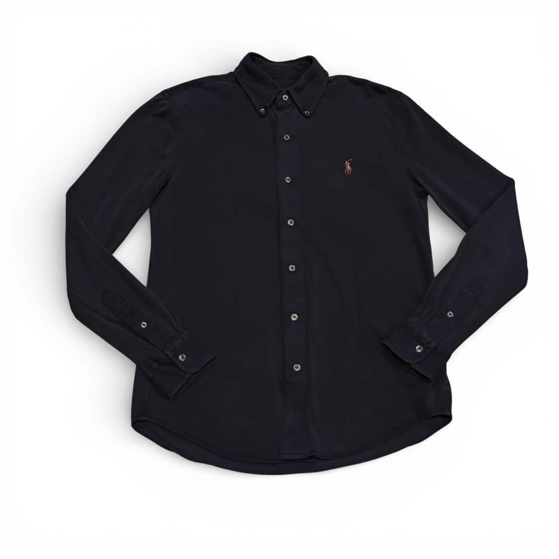 S 폴로 랄프로렌 블랙 니트옥스포드 셔츠 상품이미지1