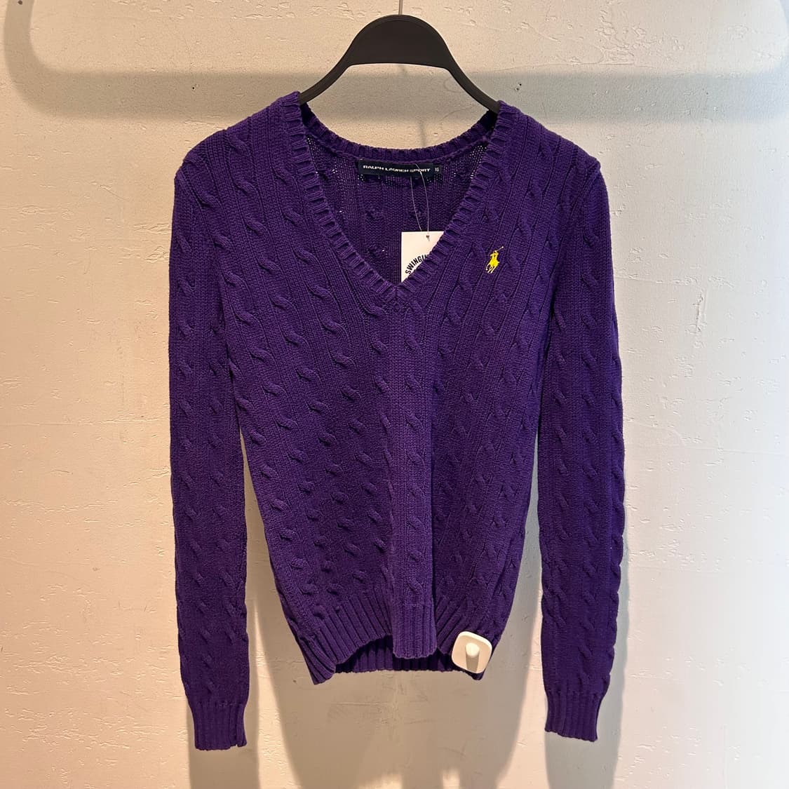 Ralph Lauren Sports V-neck Cable Knit 상품이미지5