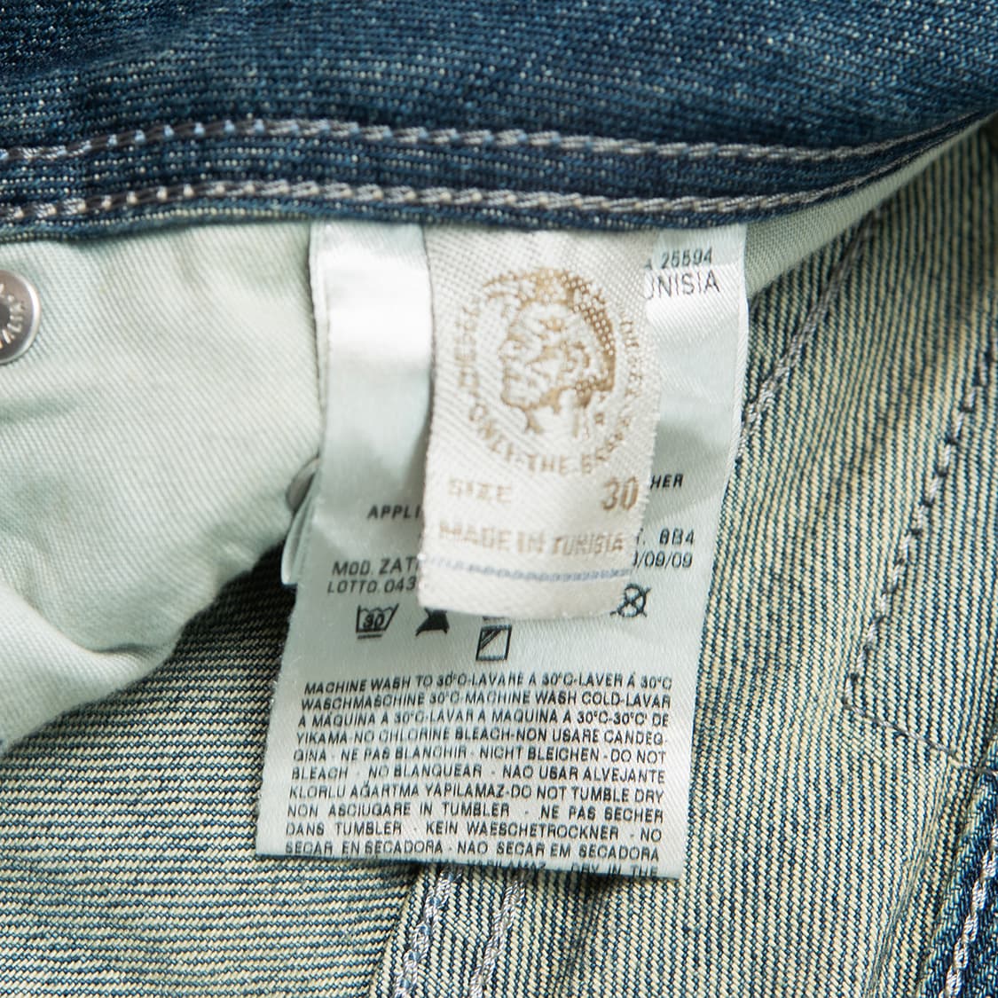 [31] 00s 디젤 자티니 008B4 부츠컷 데님팬츠 MB-1346  상품이미지9