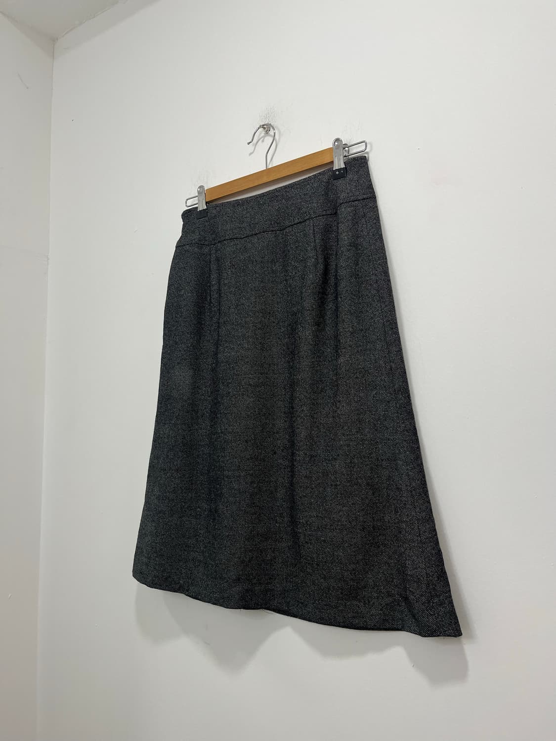 일본 빈티지 레이스 레이어드 플리츠 미디스커트  상품이미지8