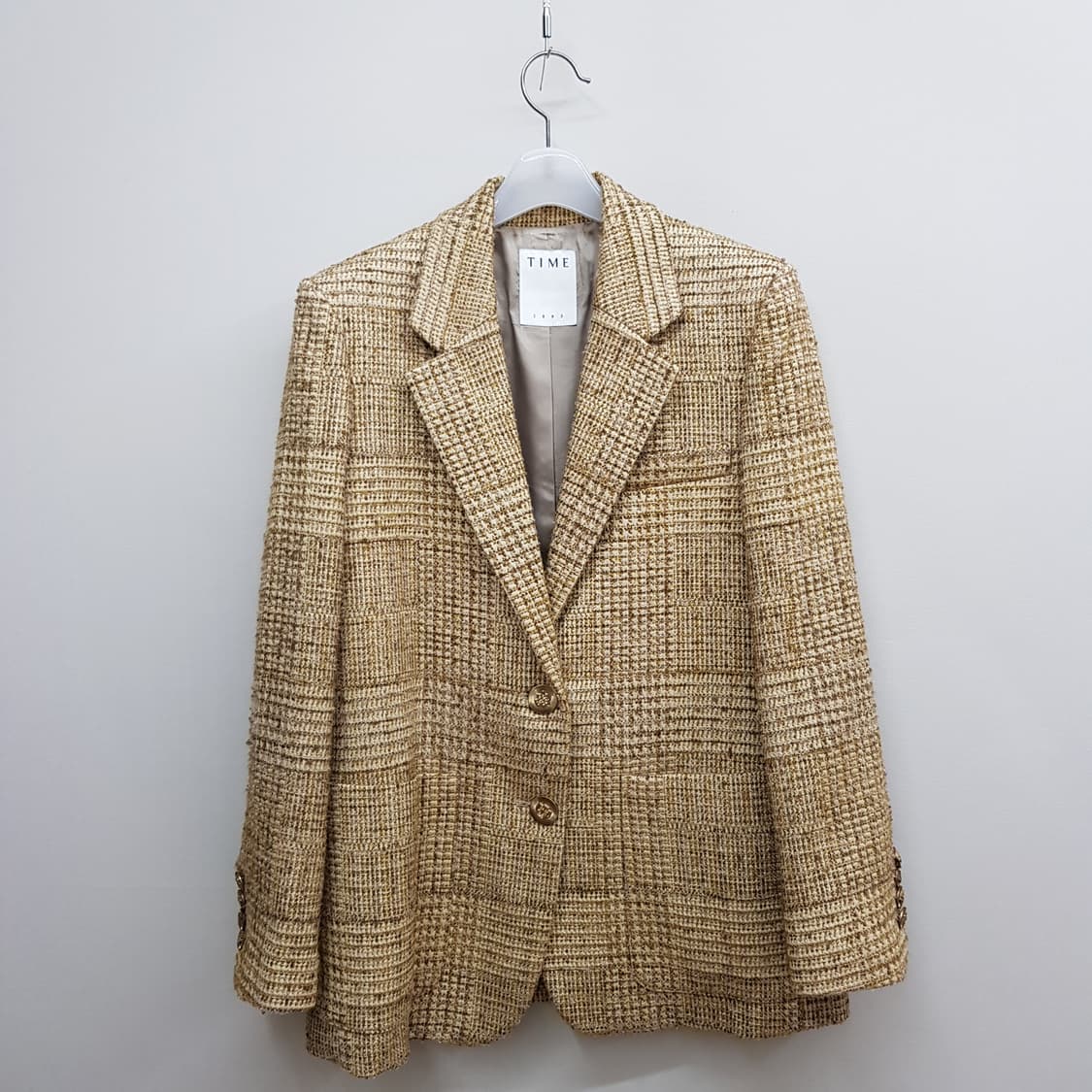 한섬 타임 2021 울 트위드 자켓 82-94-160사이즈 상품이미지2