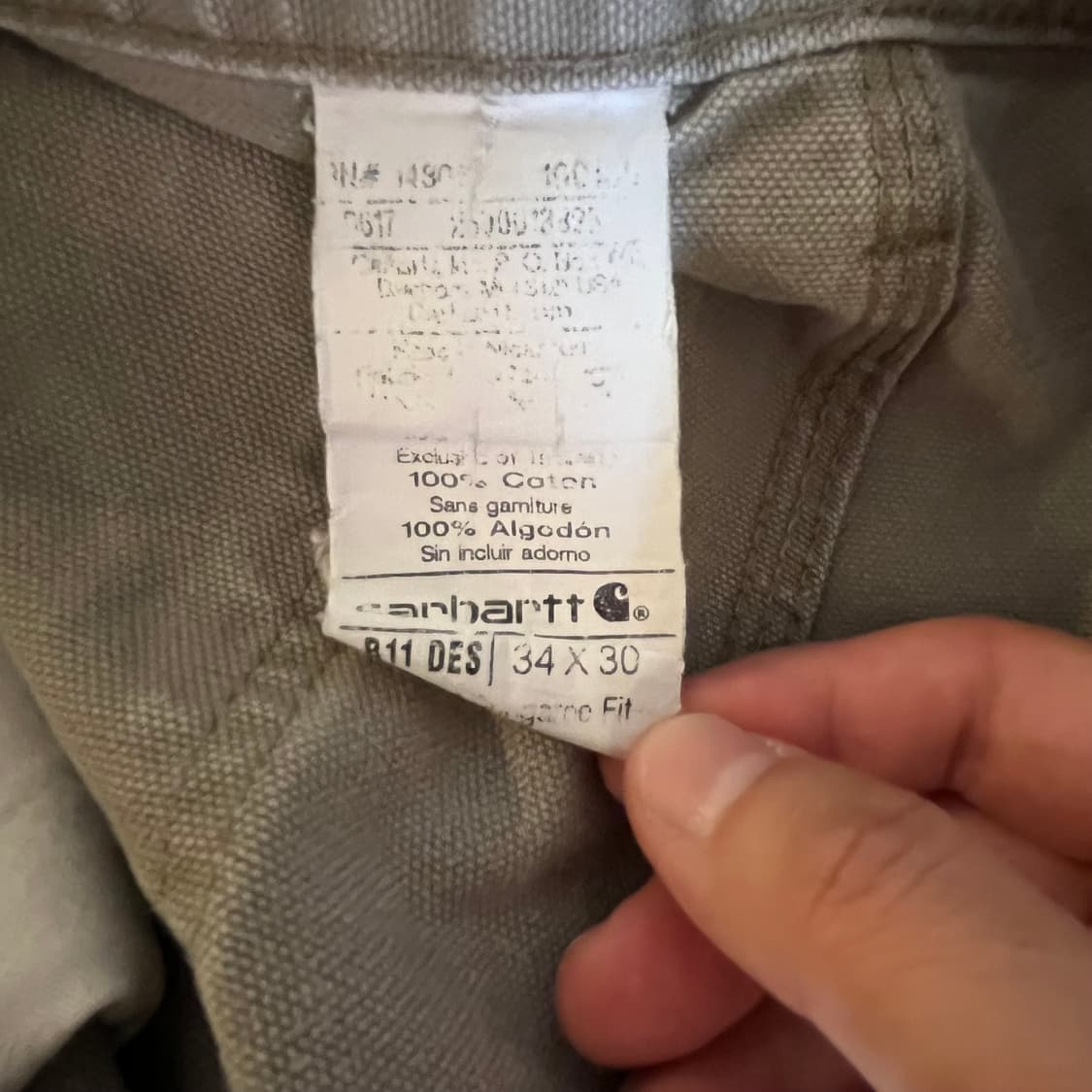 칼하트 카펜터 팬츠 상품이미지7