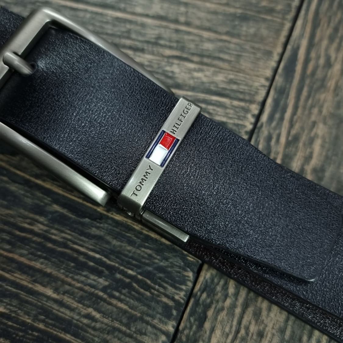 [타미힐피거] (새상품) 로고 카우 레더 소가죽 벨트 M18754 상품이미지4